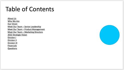 Make a Great Table of Contents in PowerPoint (PPT) + Video