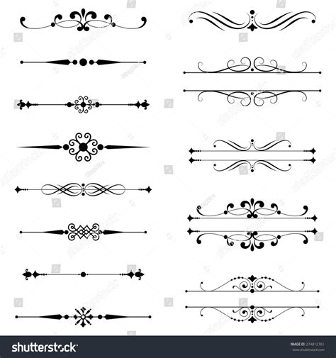 22,865 Black White Fancy Lines Images, Stock Photos & Vectors ...