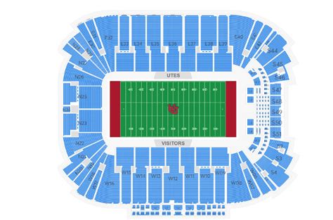 Seating Chart For Rice Eccles Stadium