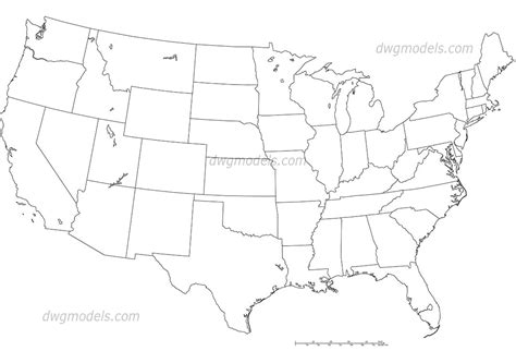 United States Outline Drawing at PaintingValley.com | Explore collection of United States ...