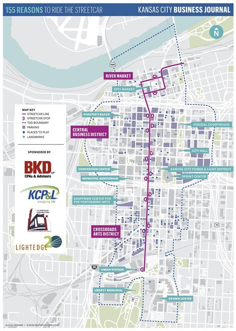 Kansas City Streetcar Map - Terminal Map