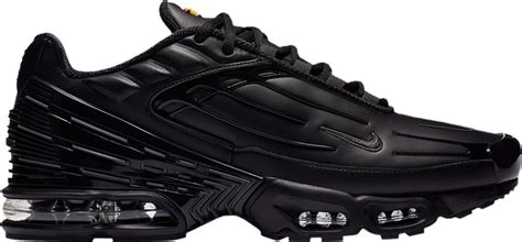 Air Max Plus 3 Leather 'Triple Black' | GOAT