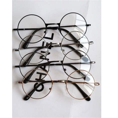 Round Glasses (Rose Gold, Silver and Black), Women's Fashion, Jewelry ...