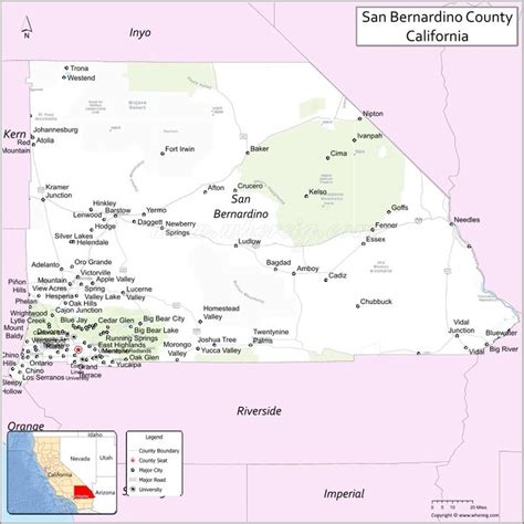 San Bernardino County Maps - Leia Shauna