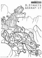 Dinotrux Coloring Pages Printable sketch template