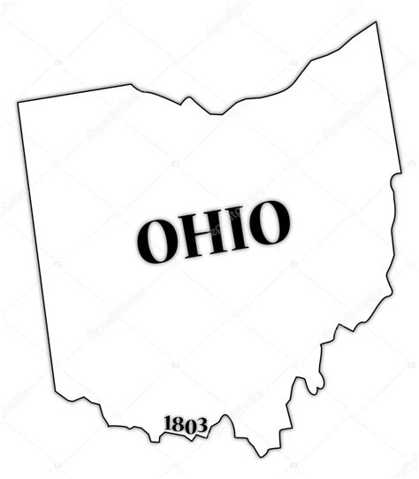 Ohio State and Date Stock Vector Image by ©Davidscar #57076425