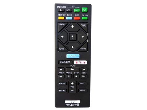 Universal Remote Compatible for Sony Blu-Ray DVD Player BDPBX370 BDP ...