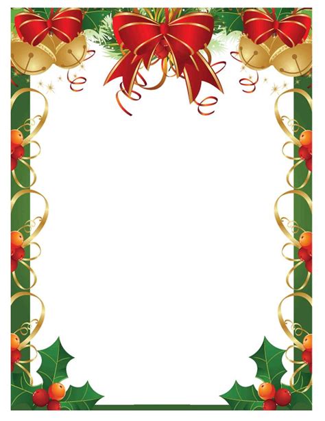 Free Christmas Border Templates Web Christmas Borders And Frames Add An ...