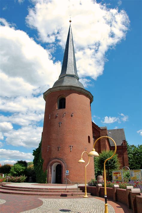 Kaltenkirchen St Michaelis Round Tower Church • Germany