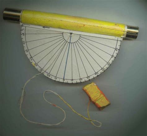 DIY Clinometer | Geometry projects, Science projects, Hs geometry