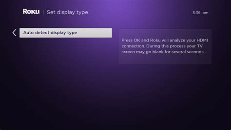 How do I change the display type on my Roku® streaming player ...