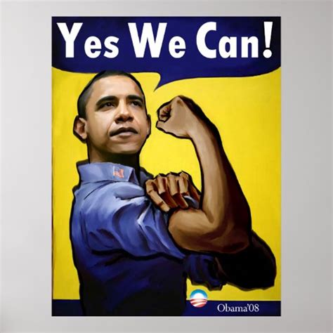 Yes We Can! Poster | Zazzle.com