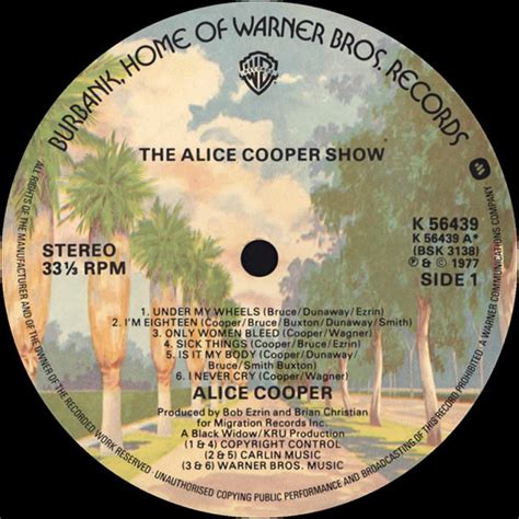 Lace and Whiskey Discography | Alice Cooper eChive