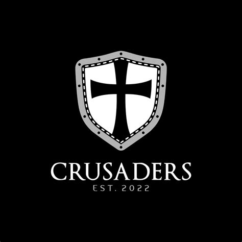 Templar Shield Crusaders with Christian Cross Logo design 8608456 Vector Art at Vecteezy