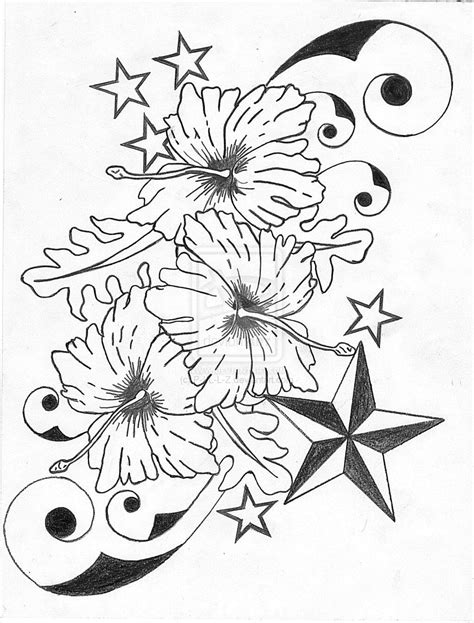 Star Tattoo Coloring Pages at GetColorings.com | Free printable colorings pages to print and color