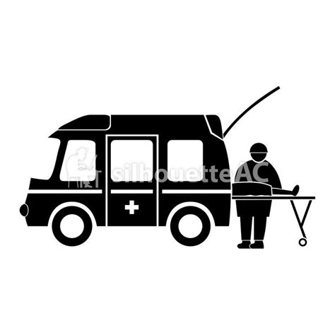 Ambulance Silhouette at GetDrawings | Free download