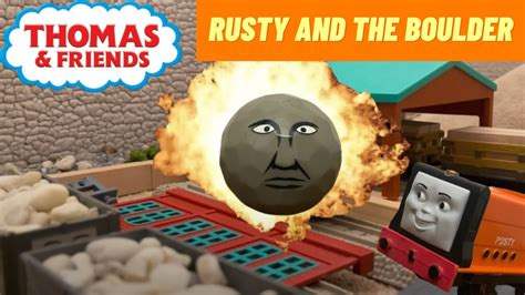 Trackmaster Thomas and Friends Rusty and the Boulder Remake - YouTube