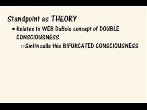 Dorothy Smith's Standpoint - YouTube