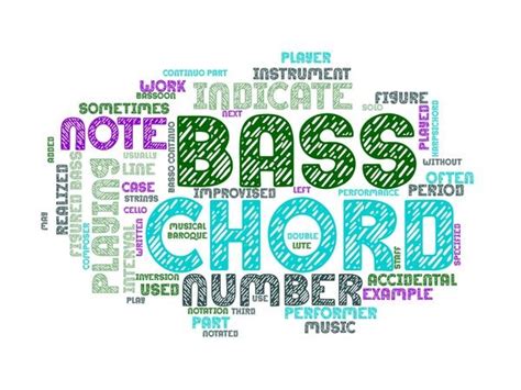 Wordcloud Basso Continuo Art Graphic by laurenejlevinson · Creative Fabrica