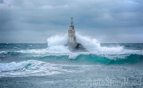 Lighthouse photography Stormy sea Lighthouse decor Rough Seas | Etsy