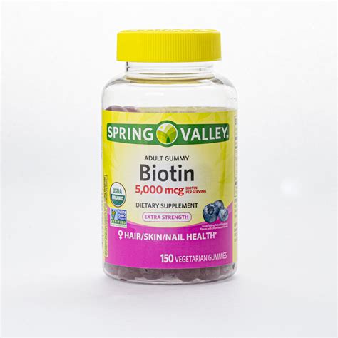 Spring Valley BIOTIN, Adult Gummies, 150CT - Walmart.com