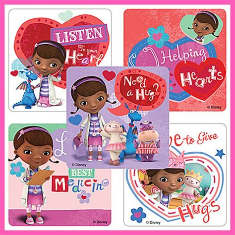 Doc McStuffins Stickers x 5 - Favours, Birthday Supplies - Love - Valentine s | Birthday ...