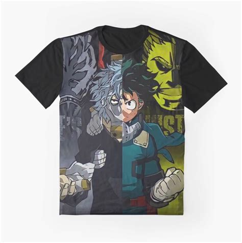 My Hero Academia Merch T-Shirts – Deku Midoriya Unisex Graphic Tee ...