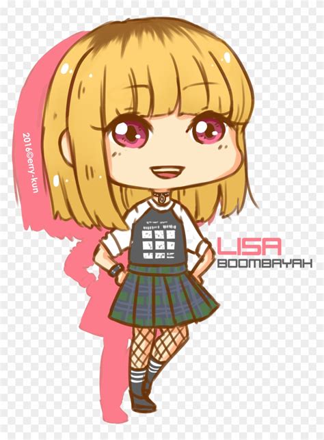 By Erry-kun - Lisa Black Pink Chibi, HD Png Download - 900x1200 ...