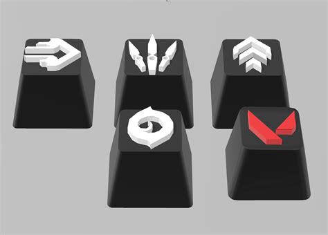 Valorant keys by PrintArtisan | Download free STL model | Printables.com