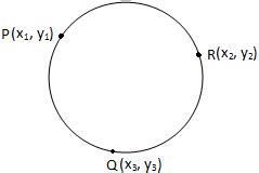 Circle Passing Through Three Given Points |Equation of a Circle|Solved Examples