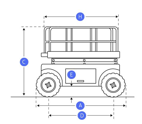JLG 330CRT Scissor Lift Dimensions & Specs