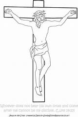 Free Jesus On Cross Coloring Page Download  sketch template