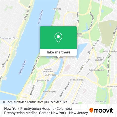 How to get to New York Presbyterian Hospital-Columbia Presbyterian Medical Center in Manhattan ...