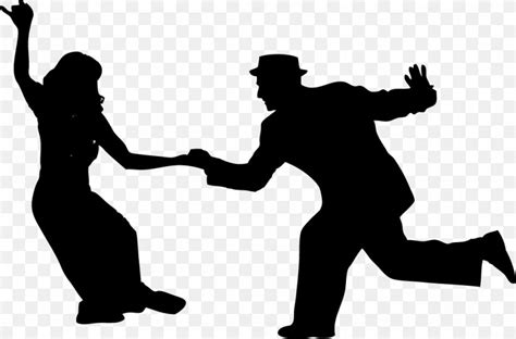 Lindy Hop Swing Ballroom Dance Silhouette, PNG, 1069x705px, Lindy Hop, Aggression, Argentine ...