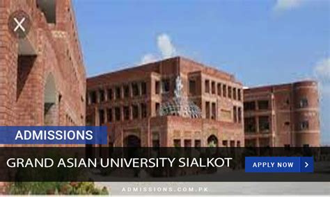 Grand Asian University Sialkot admission 2024