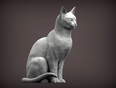 3D file abyssinian cat 3D print model 🐱・3D printing design to download ...