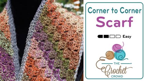 Corner to Corner Scarf Pattern + Tutorial