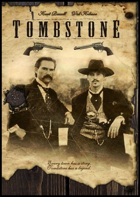 Tombstone Movie Poster Kurt Russell Magnetic Movie Poster FRIDGE MAGNET 6x8 Large - Etsy ...