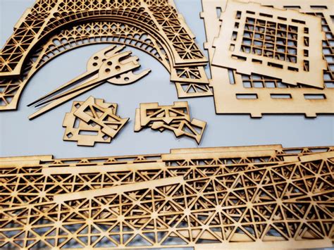 3-D Eiffel Tower Lightburn Template! – Laser Engraving & Cut Files