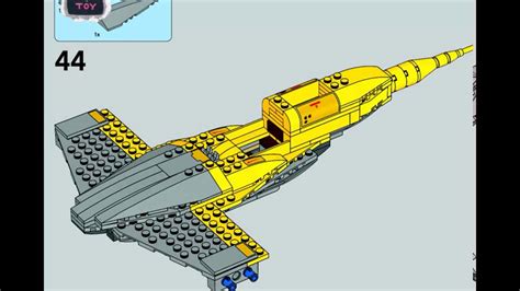 Lego 60143 Lego Star Wars Naboo Starfighter instructions 75092 - YouTube