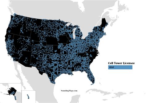 Big Mobile: Cell Tower Map of the US - Sounding Maps