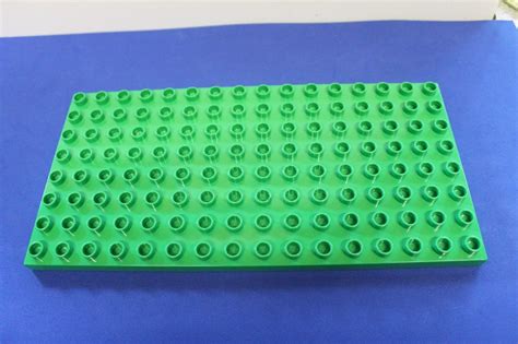 Large Size Lego Duplo 8 x 16 Green Base Plate - Duplo & Primo