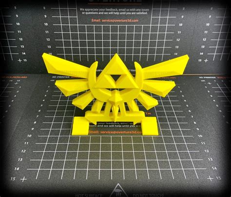 Zelda Hyrule Crest Video Game Decoration 3D Printed - Etsy