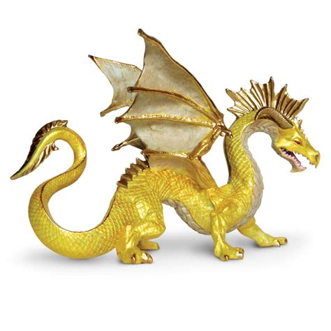 GOLDEN DRAGON Figurine Large Miniature Safari Ltd Figures - Etsy