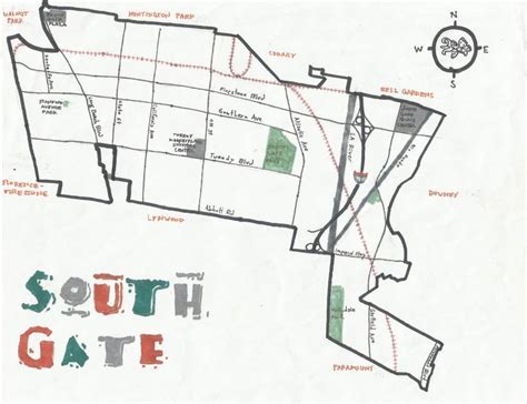 South Gate Drawing by Eric Brightwell | Saatchi Art