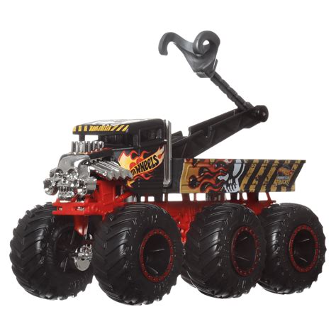 Hot Wheels Monster Trucks Big Rigs, 1:64 Scale Die-Cast Toy Truck with ...