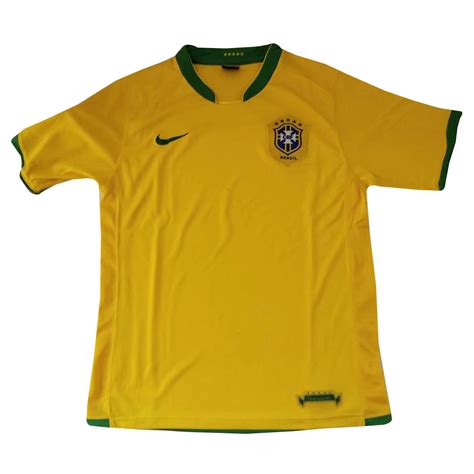 Retro 2006 Brazil Home Soccer Jersey - Team Soccer Jerseys