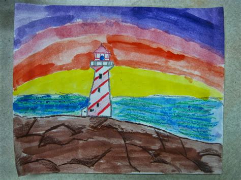 Miss Young's Art Room: 4th and 5th Grade Lighthouses