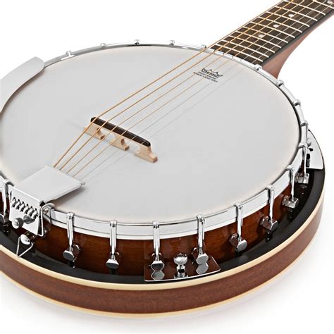 6 String Guitar Banjo by Gear4music - Nearly New at Gear4music