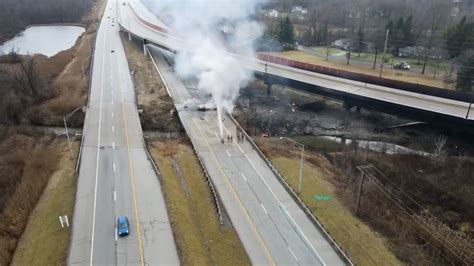 A tanker truck carrying 7,500 gallons of diesel exploded in Ohio ...